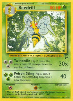 Beedrill - Base Set 2 (Rare) [B2-21]