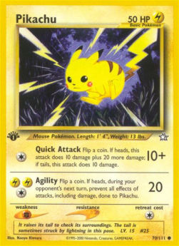 Pikachu - Neo Genesis (Common) [NG-70]