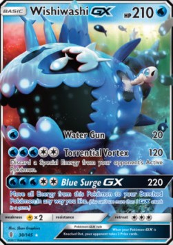 Wishiwashi GX - Guardians Rising (Ultra Rare) [GRI-38]