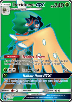 Decidueye GX - SM Black Star Promos (Promo) [SM-37]