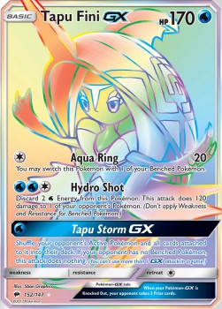Tapu Fini GX - Burning Shadows (Secret Rare) [BUS-152]