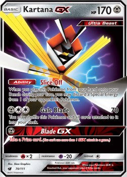Kartana GX - Crimson Invasion (Ultra Rare) [CIN-70]