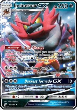 Incineroar GX - Team Up (Ultra Rare) [TEU-97]