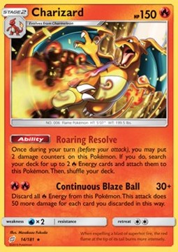 Charizard - Team Up (Rare) [TEU-14]