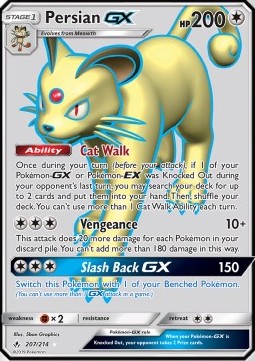 Persian GX - Unbroken Bonds (Ultra Rare) [UNB-207]