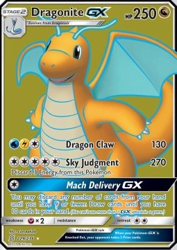 Dragonite GX - Unified Minds (Ultra Rare) [UNM-229]