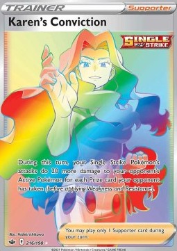 Karen's Conviction - Chilling Reign (Secret Rare) [CRE-216]