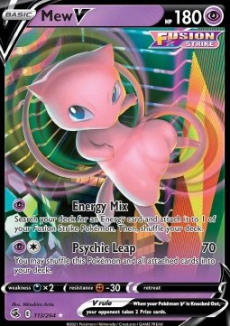 Mew V - Fusion Strike (Ultra Rare) [FST-113]
