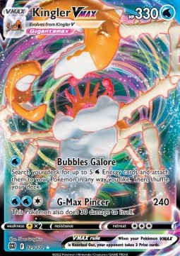 Kingler VMAX - Brilliant Stars (Ultra Rare) [BRS-029]