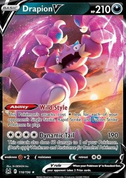 Drapion V - Lost Origin (Ultra Rare) [LOR-118]