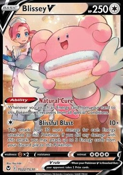 Blissey V - Silver Tempest (Ultra Rare) [SIT-TG22]