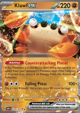 Klawf ex - Obsidian Flames (Double Rare) [OBF-120]