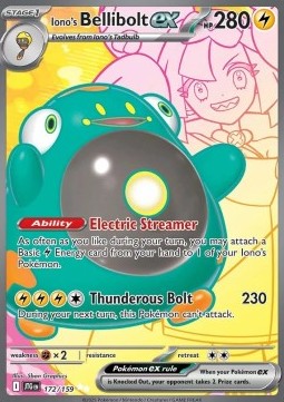 Iono's Bellibolt ex - Journey Together (Ultra Rare) [JTG-172]