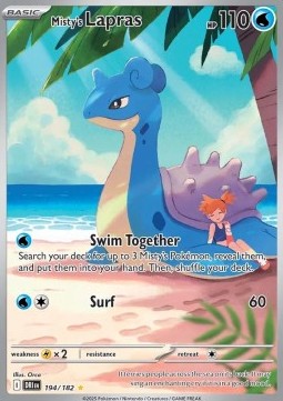 Misty's Lapras - Destined Rivals (Illustration Rare) [DRI-194]