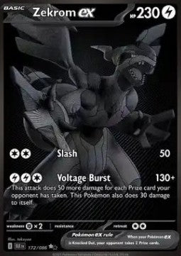 Zekrom ex - Black Bolt (Secret Rare) [BLK-172]