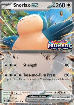 Snorlax ex - Prismatic Evolutions: Additionals (Promo) [xPRE-076]