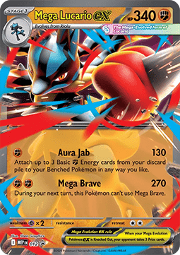 Mega Lucario ex - MEP Black Star Promos (Promo) [MEP-012]