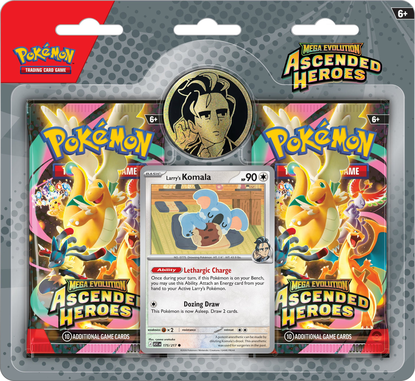 Hlavní Výhra - Pokémon TCG: ME02.5 Ascended Heroes - 2-Pack Blister - Rip & Ship